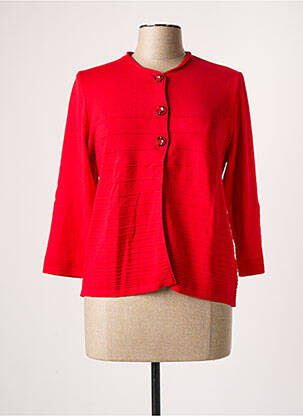 Vestă cu mâneci lungi roșu SAINT CHARLES femeie