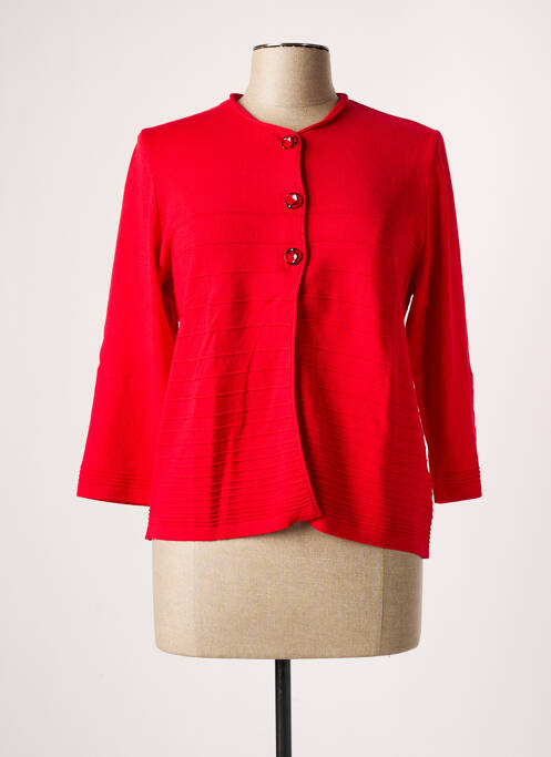 Vestă cu mâneci lungi roșu SAINT CHARLES femeie