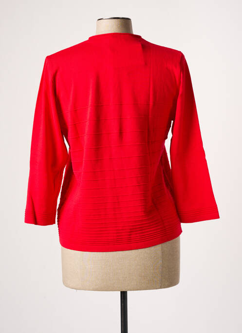 Vestă cu mâneci lungi roșu SAINT CHARLES femeie