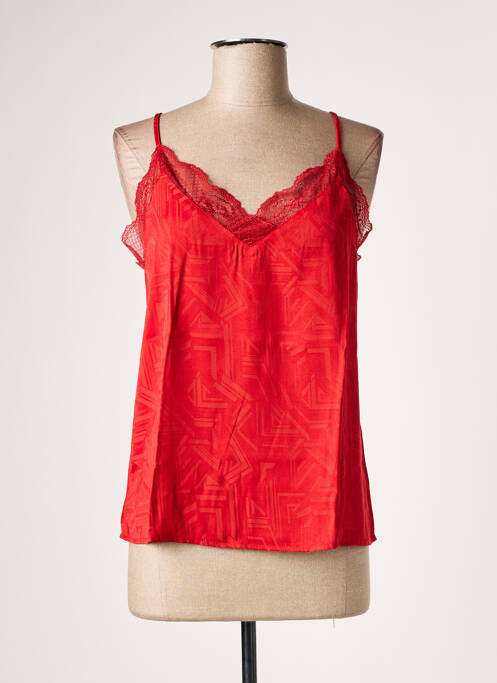 Top roșu VILA femeie