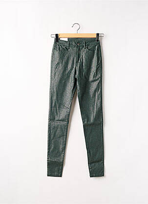 Pantalon slim verde VILA femeie
