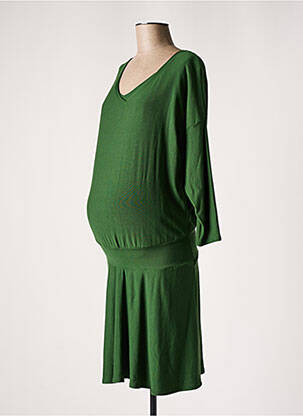 Rochie de maternitate elasticitate verde POMKIN femeie