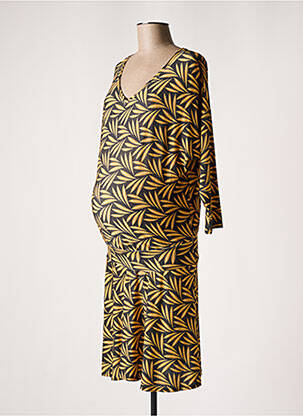 Rochie de maternitate galben POMKIN femeie