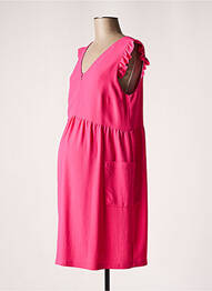 Rochie de maternitate guler în v roz BALLOON femme