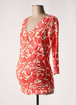 Tricou / Top maternitate portocaliu POMKIN femeie