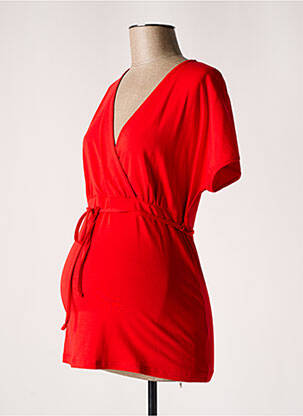 Tricou / Top maternitate roșu BALLOON femeie