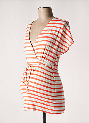 Tricou / Top maternitate portocaliu BALLOON femeie