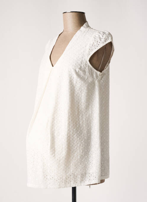 Bluză de maternitate alb BALLOON femeie