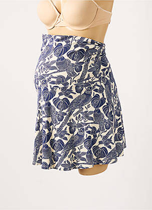 Fustă maternitate albastru POMKIN femeie