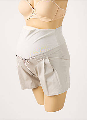 Pantalon scurt / Bermudă maternitate gri BALLOON femeie