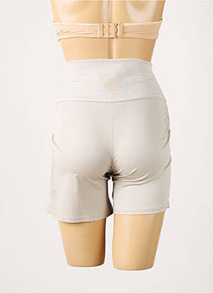 Pantalon scurt / bermudă maternitate țesătură poplin gri BALLOON femeie