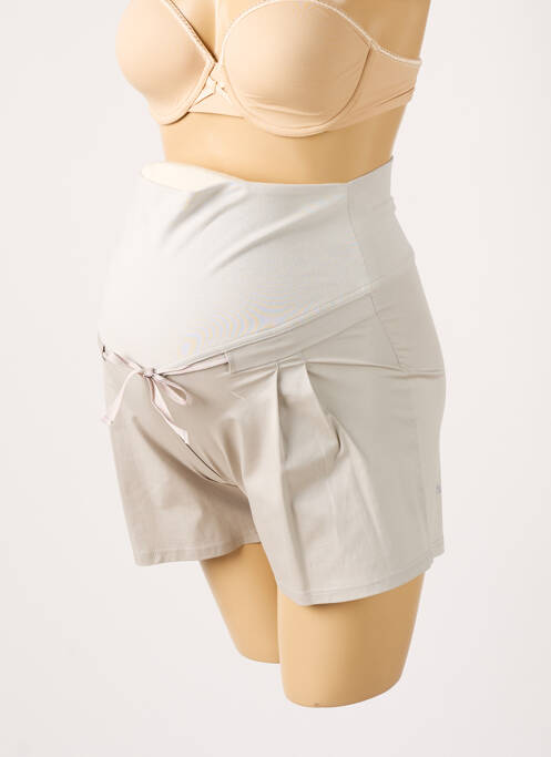 Pantalon scurt / Bermudă maternitate gri BALLOON femeie