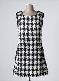 Rochie scurtă fără mâneci fără mâneci negru MALOKA femeie