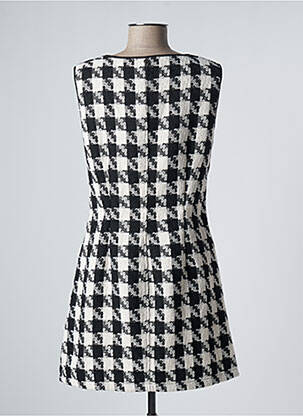 Rochie scurtă fără mâneci fără mâneci negru MALOKA femeie