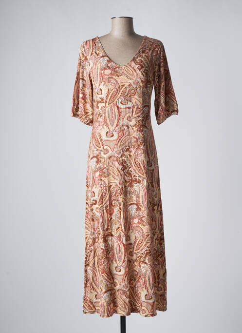 Rochie lungă bej CREAM femeie