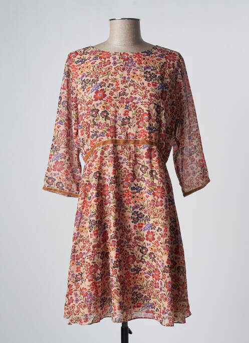 Rochie scurtă bej MOLLY BRACKEN femeie