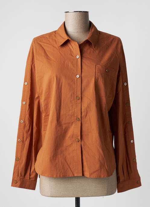 Cămașă maro LOLA ESPELETA femeie