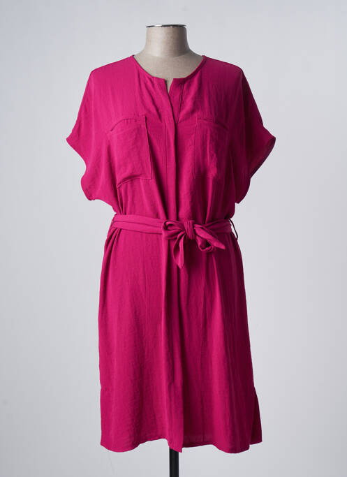 Rochie midi roz ANDAM femeie