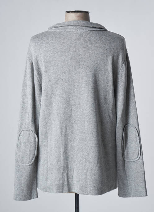 Vestă cu mâneci lungi gri NINATI femeie