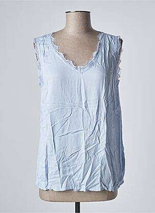 Top albastru CREAM femeie