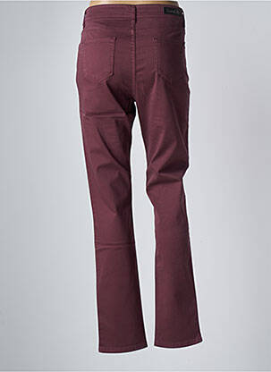 Pantalon slim țesătură poplin mărime normală roșu COWEST femeie