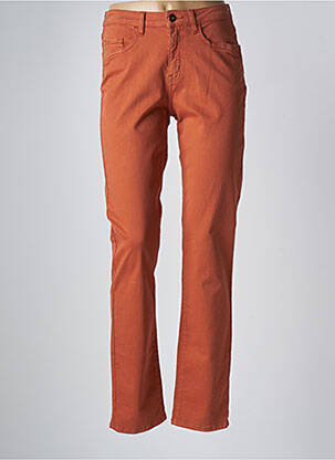 Pantalon slim portocaliu GUY DUBOUIS femeie