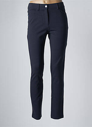 Pantalon slim talie înaltă talie înaltă albastru ANDAM femeie