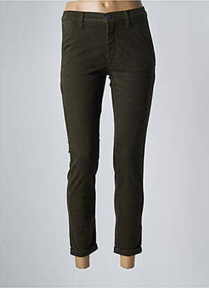 Pantalon 7/8 elasticitate mărime normală verde LCDN femeie