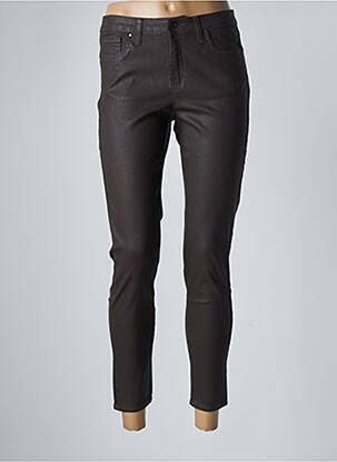 Pantalon 7/8 elasticitate mărime normală maro LCDN femeie