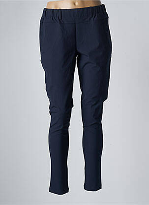 Pantalon slim talie elastică mărime normală albastru KAFFE femeie