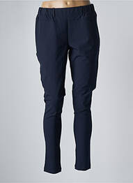 Pantalon slim talie elastică mărime normală albastru KAFFE femeie