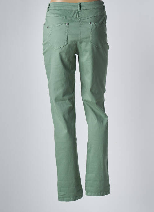 Pantalon slim verde GUY DUBOUIS femeie