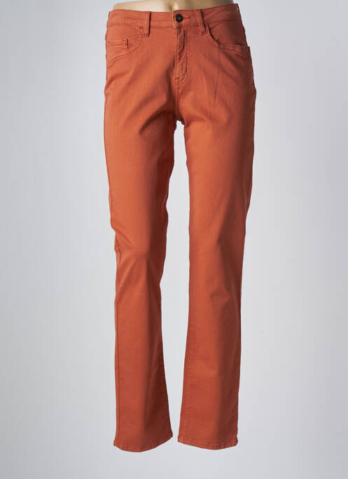 Pantalon slim portocaliu GUY DUBOUIS femeie