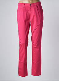Pantalon slim țesătură poplin mărime normală roz LCDN femme