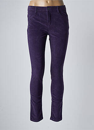 Pantalon slim mărime normală mărime normală violet LE PETIT BAIGNEUR femeie
