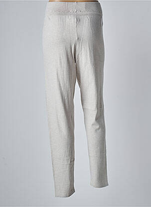 Pantalon slim talie elastică mărime normală bej ANDAM femeie