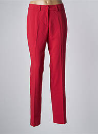 Pantalon chino țesătură poplin mărime normală roșu LCDN femeie