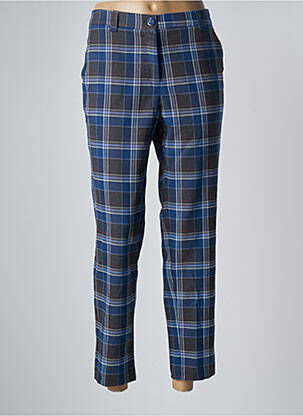 Pantalon chino țesătură poplin mărime normală albastru SEE THE MOON femeie