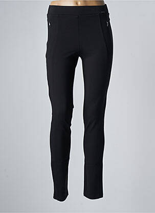 Pantalon slim talie elastică mărime normală negru ANDAM femeie