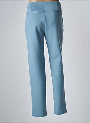 Pantalon chino țesătură poplin mărime normală albastru PAZ TORRAS femeie