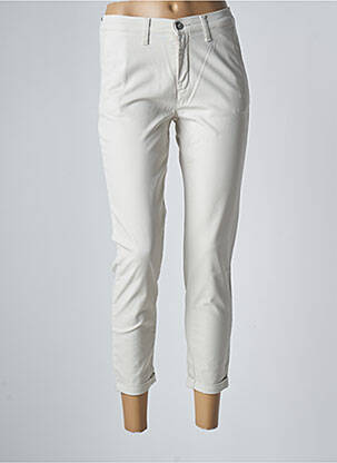 Pantalon 7/8 elasticitate mărime normală bej LCDN femeie