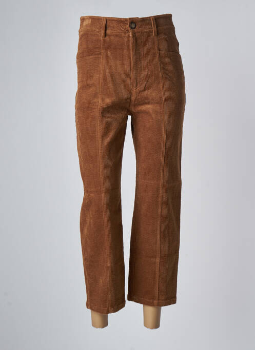 Pantalon 7/8 maro SEE THE MOON femeie