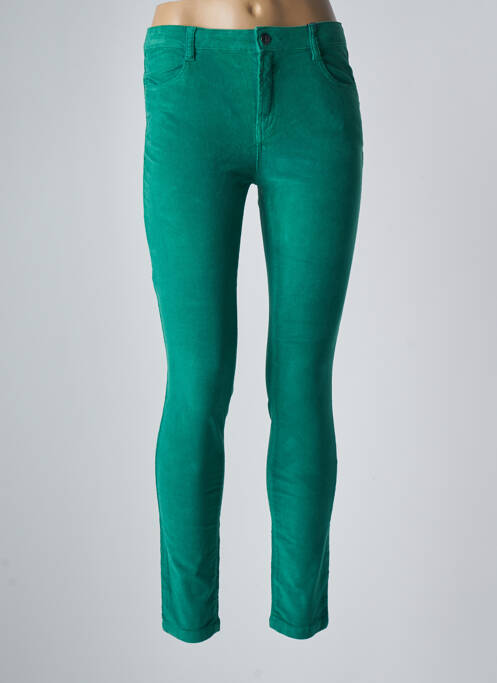 Pantalon slim verde LE PETIT BAIGNEUR femeie