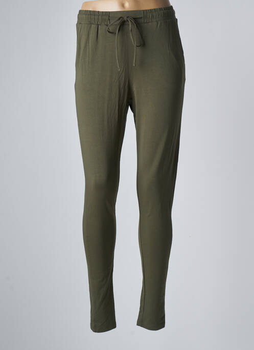 Pantalon slim verde KAFFE femeie