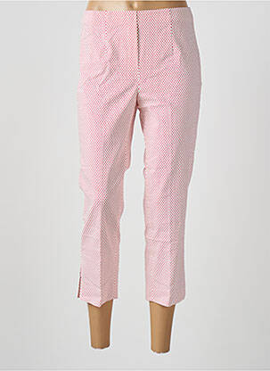 Pantalon trei sferturi roșu FICELLE femeie