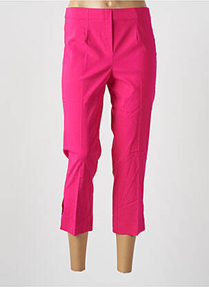 Pantalon trei sferturi roz FICELLE femeie