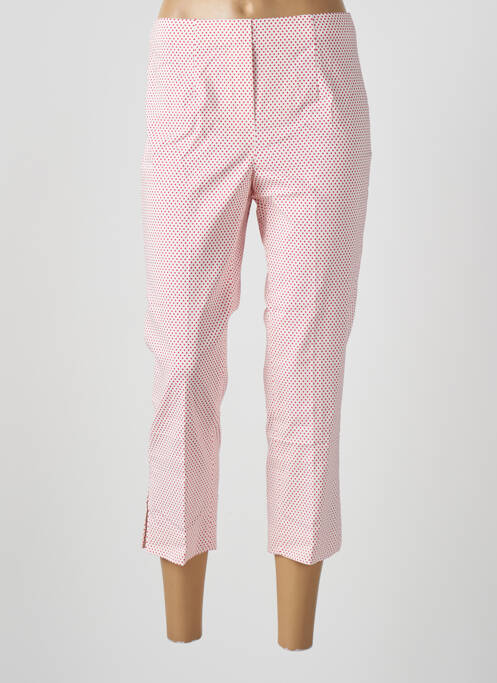 Pantalon trei sferturi roșu FICELLE femeie