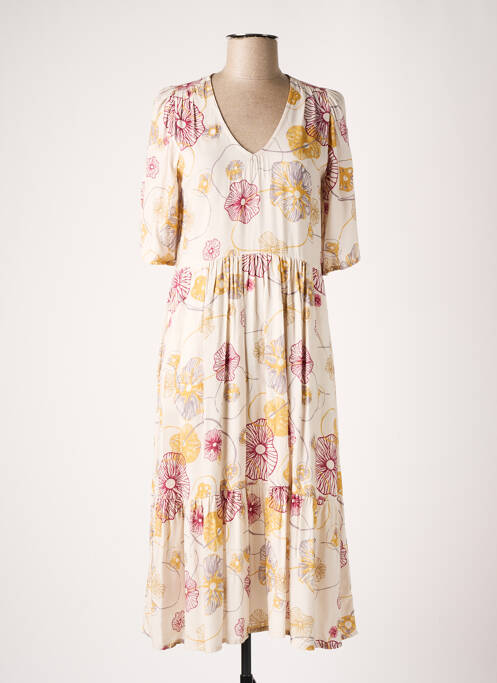 Rochie midi bej ZILCH femeie