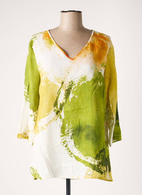 Tunică mâneci lungi verde ORTO BOTANICO femeie