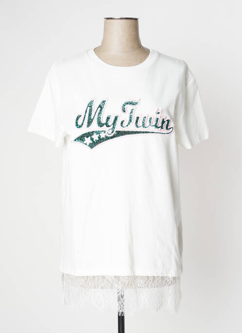 Top alb MY TWIN femeie